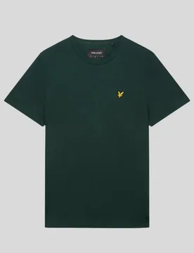 Men's Plain T-Shirt in Dark Green - Lyle & Scott - FashionsVida