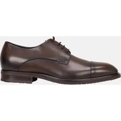Zapatos de cordones de hombre en piel