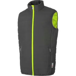 Gilet de travail Matelassé Moon Anthracite/Lime Gris foncé 4XL
