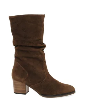 Women's 'Ramona' Calf-Length Boots in Brown Size: 3.5 - Brown - Size: 3.5 - Gabor - FashionsVida