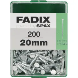 Clavo Acero Cabeza Plana Ø2,4 x 20 mm - Caja 200 Uds