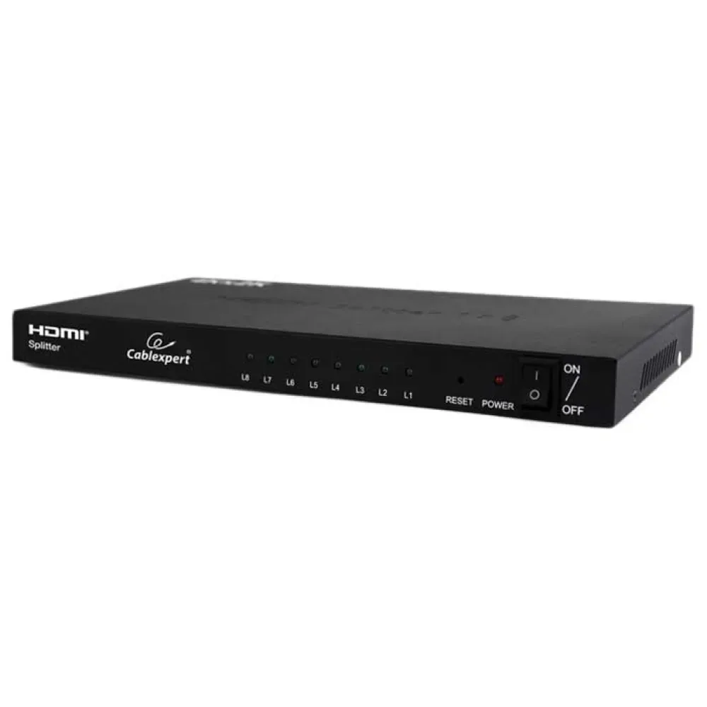 Splitter Hdmi Dsp-8ph4-03 Black One Size unisex - Gembird - FashionsVida