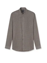 Camicia Slim Fit cammello 41