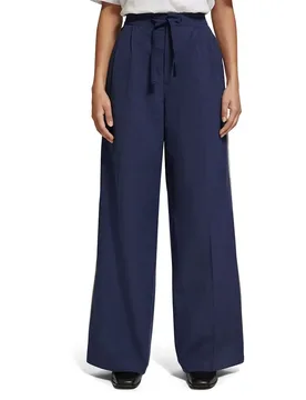 Pantalon Eleni Washed Navy Blue S - Scotch & Soda - FashionsVida