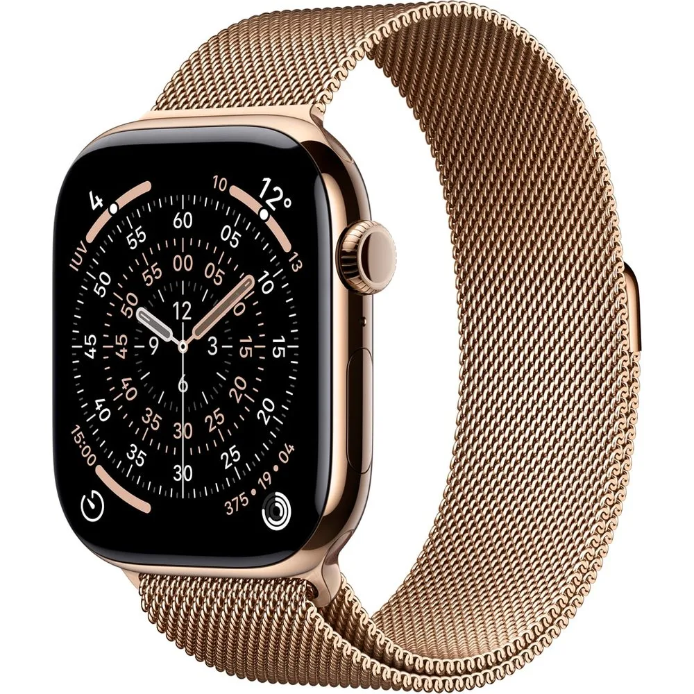 Watch Series 11 GPS + Cellular 46mm con Correa Milanese Loop Oro (M-L) - Apple - FashionsVida