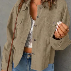 Chaqueta casual versátil de unicolor para mujer XS
