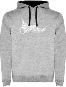 Felpa Con Cappuccio Manta Two-colour - Kruskis - FashionsVida