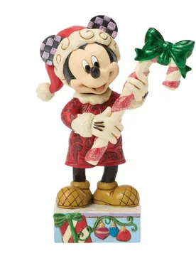 Disney Sammelfiguren - Peppermint Magic (Mickey with Candy Cane) - multicolor - Lizenzierter Fanartikel - None - unisex - Micky Maus - FashionsVida