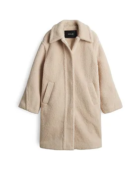 Abrigo de aspecto de piel HEDDY beige 38 - Opus - FashionsVida