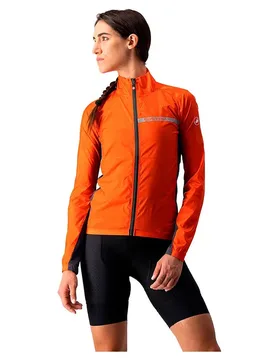 Giacca Squadra Stretch Fiery Red / Dark Grey - Castelli - FashionsVida