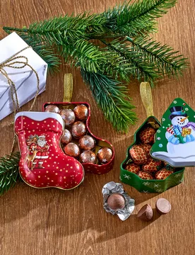 Weihnachtsdosen mit Konfekt 2er-Set - 3Pagen - FashionsVida