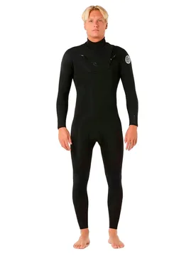 Combinaison En Néoprène à Manches Longues Avec Fermeture éclair Sur La Poitrine Dawn Patrol Pro 4/3 Mm Black M - Rip curl - FashionsVida