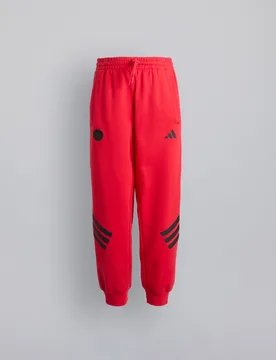 Manchester United x Kids Future Icons Wide Joggers Red 7-8Y - Adidas - FashionsVida