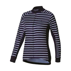 Maglia A Maniche Lunghe Omnium Striped Blue