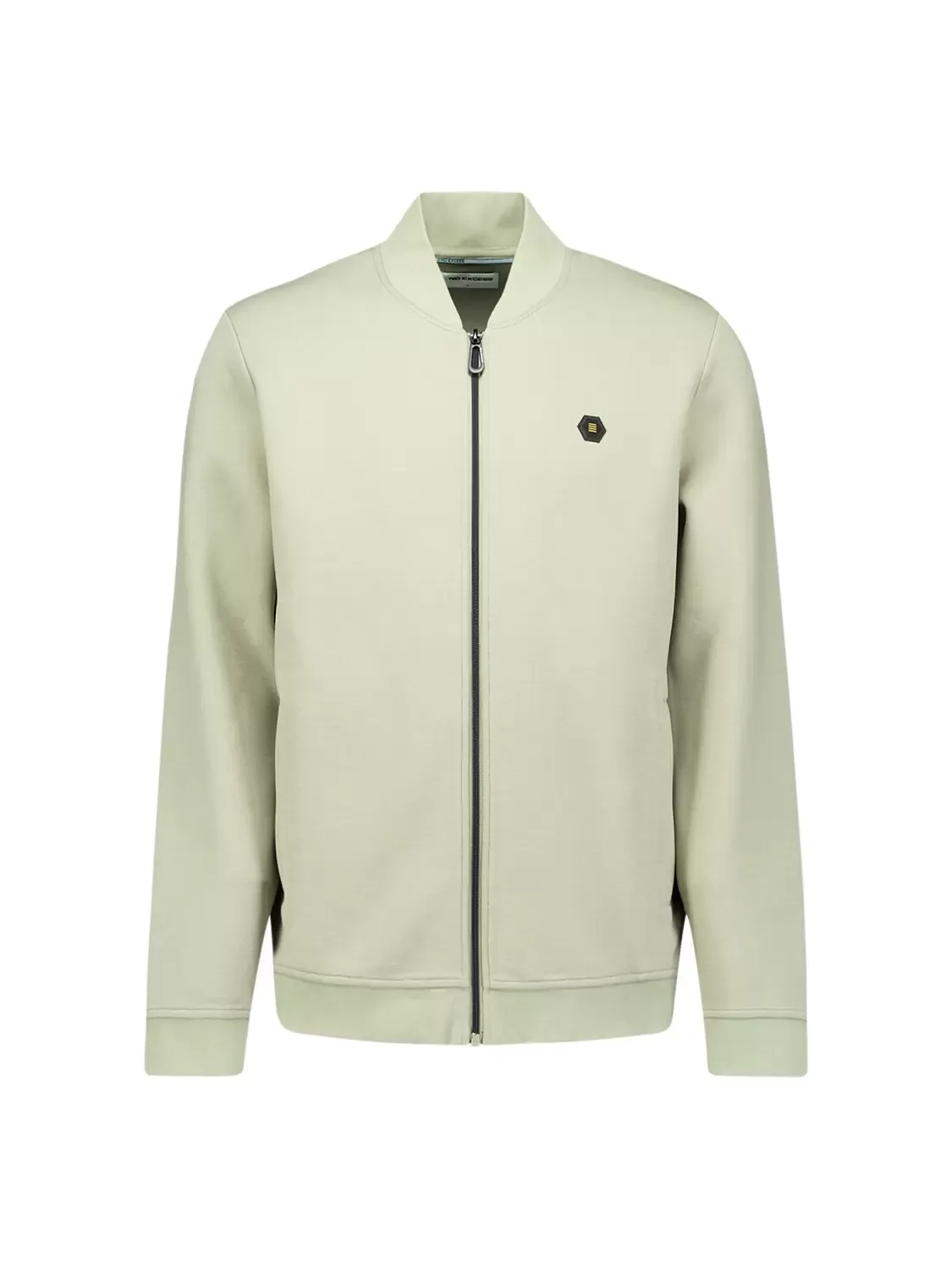 Sweater Fu Zipper Pique Bomber mae - L - FashionsVida