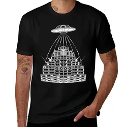DMT Alien UFO Sound System T-Shirt Casual Daily Graphic Tee