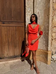 Tomato Mini Sophie Dress Red female
