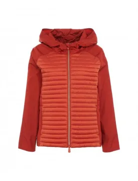 Irme14 Carolynn Coat Capp. 70017 Magma Red D44170W - Save the Duck - FashionsVida