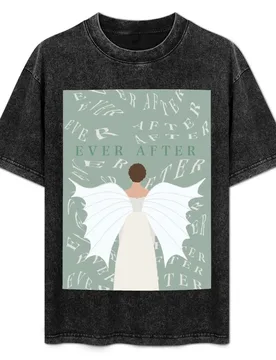 Ever After - Book Cover T-Shirt Basic Daily Outfit Short Sleeve Tee - Aliexpress - FashionsVida