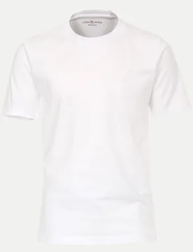 Casamoda T-Shirt Doppelpack Weiß L - Casamoda - FashionsVida