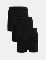 Pack Cotton Rich Stoma Trunks Black male