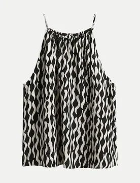 Neckholder Top Foyage motion Schwarz 40 - Opus - FashionsVida