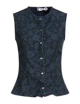 PLEASE Top Damen Blau S Damen - Please - FashionsVida