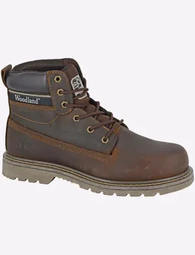 Warwick Utility Mens Boots - Woodland - FashionsVida