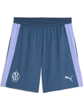 Trainingsshort aus Polyester OM - Bleu - male - Size: M - Puma - FashionsVida