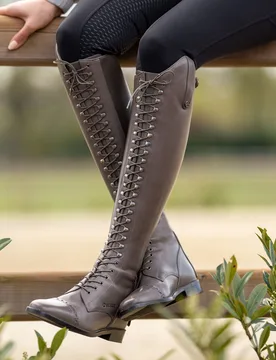 Reitstiefel LAVAL, grau 37 KW (42 36-38) - Busse - FashionsVida