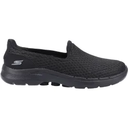 Womens Gowalk 6 Big Splash Slip On Trainers Shoes - Black - Size Uk 4