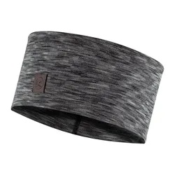 Merino Wide Headband Multistripes Fog Grey One Size Men,Women