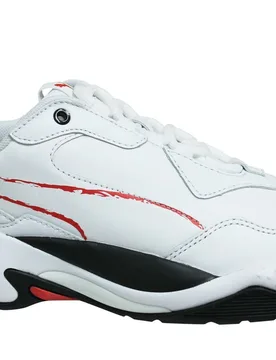Thunder Bw Mens White Trainers Leather - Size Uk 5 - Puma - FashionsVida
