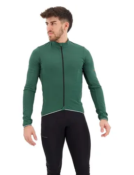Maglia A Maniche Lunghe Evolve All Seas Merino Moss Green - Shimano - FashionsVida