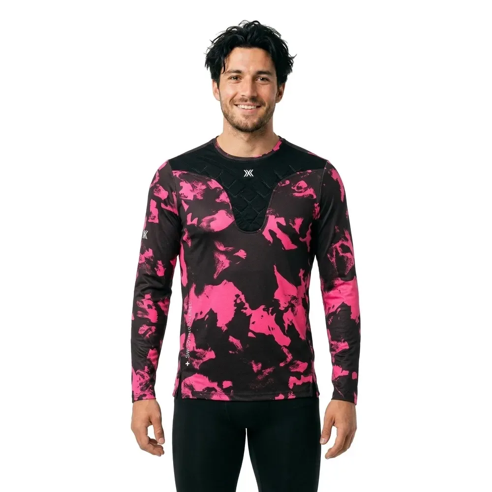 Corefusion Run Long Sleeve T-shirt Wolfpack / Black / Neo Pink Winter XL Men - X-BIONIC - FashionsVida