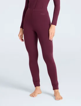 Blaze Womens Base Layer Pants - Burgundy - Burgundy - Size: 10 - Animal - FashionsVida