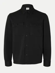 Overshirt mit Druckknöpfen Schwarz XXL