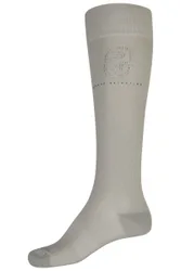 Damen Socken KNEE SOCKS LOGO #1714 Selection, pearl gray 38-40