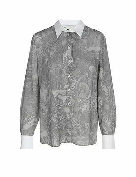 Tory Burch Blusa gris 36 - Tory burch - FashionsVida
