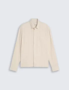 XXL loose structured shirt male - XXL - FashionsVida