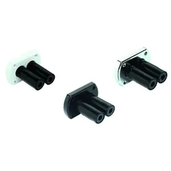 Hydraulic Tube Double Thru-hull Black One Size unisex
