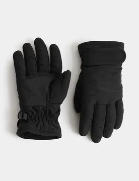 M&S Padded Ski Gloves Black Female - M&S - FashionsVida