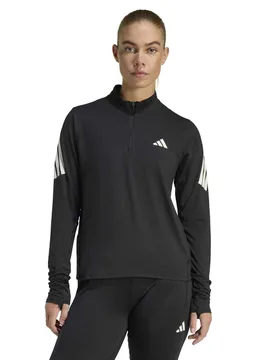 Iconic Running Half-Zip Jumper Black female - Adidas - FashionsVida