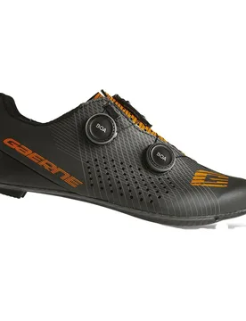 Scarpe Da Strada Carbon G.fuga Matt Black / Orange - Gaerne - FashionsVida