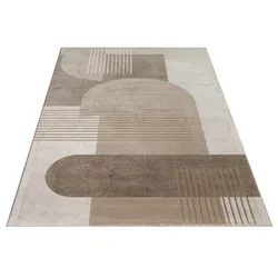 Kurzflor Teppich Tuana 221 Beige