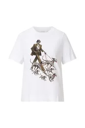 Easy fit T-Shirt with Woman Print female