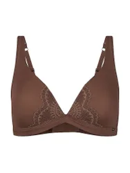 BH ohne Bügel MICRORNAMENTS deep taupe braun 80C Damen