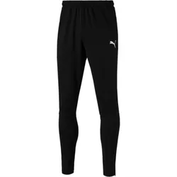 Mens Liga Training Pants Pro Performance Tracksuit Bottoms In Black/white - Size Small