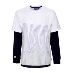Maglietta Manica Lunga Uomo Milan L/s Tee White