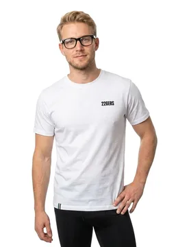 Maglietta A Maniche Corte Corporate Small Logo White - 226ERS - FashionsVida